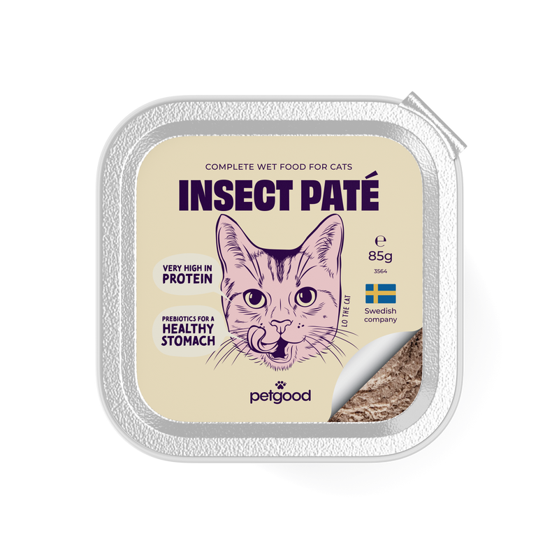 Insect paté wet food / topping - cat (release 25 Sep)