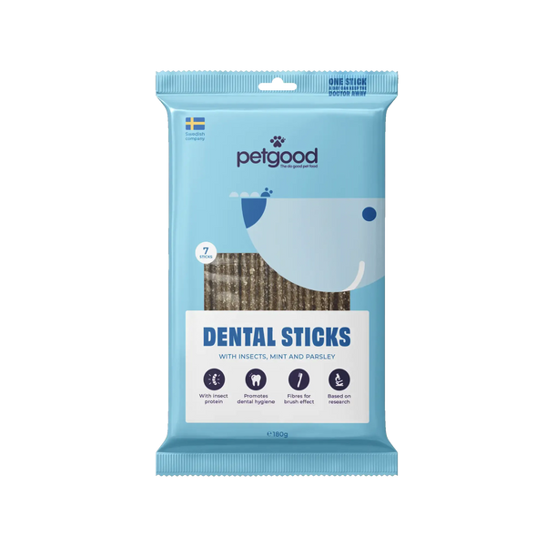 7pc Medium dental sticks with insect protein